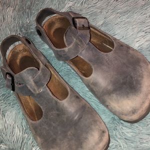 Grey Mary Jane Style Birkenstocks!!